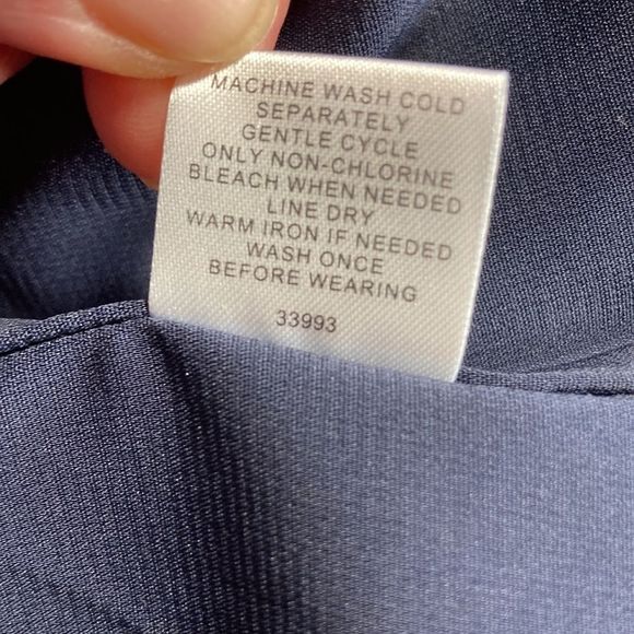 NWT Magnolia Grace Medium Navy Beaded Sleeveless Dress - Picture 11 of 12